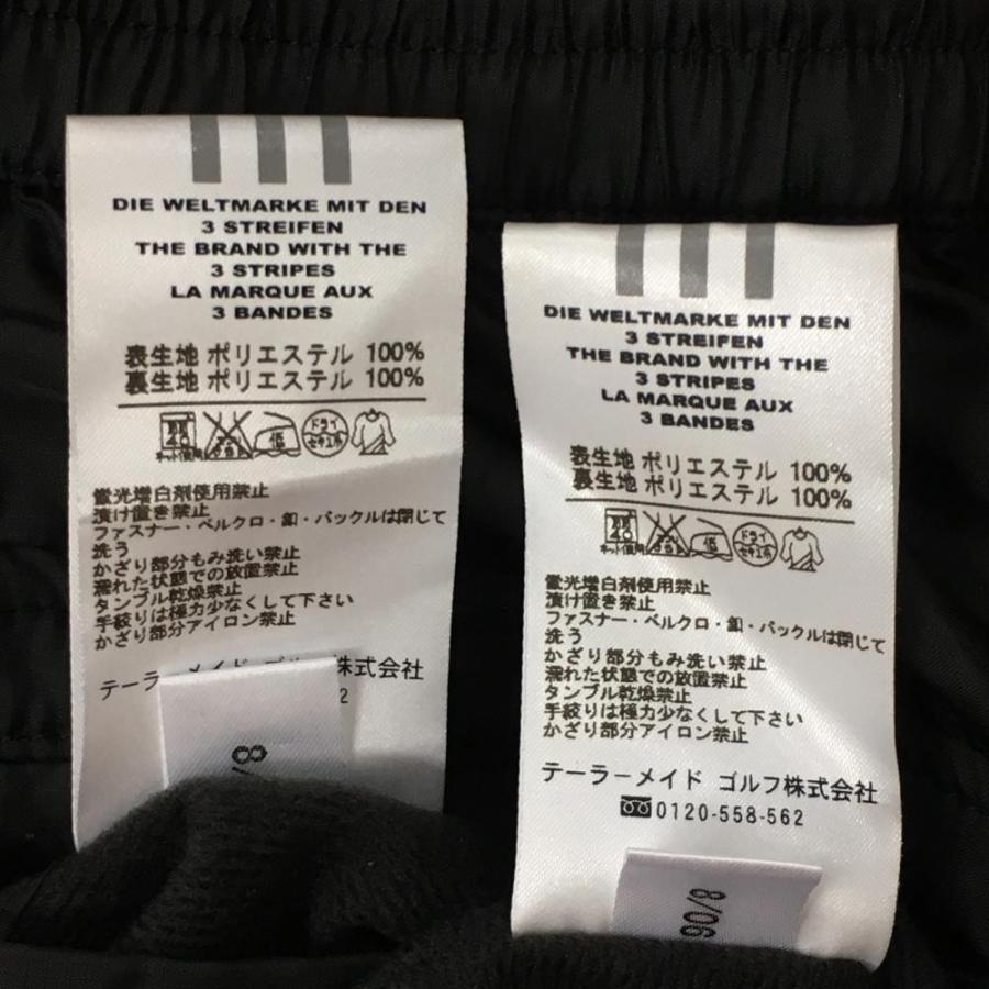 adidas（アディダス） セットアップ(ジャケット×パンツ)黒×白 裏微起毛
