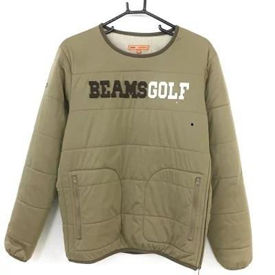 beams　golf　長袖スニード　ジャケット メンズ 美品 BEAMS GOLF スニード 長袖 サイズL バイカラー