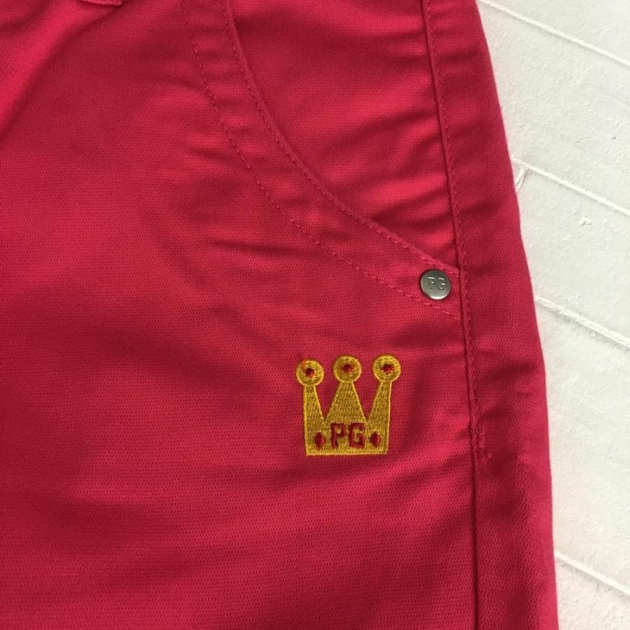 超美品)PEARLY GATES パーリーゲイツ パンツ ピンク 25周年 王冠