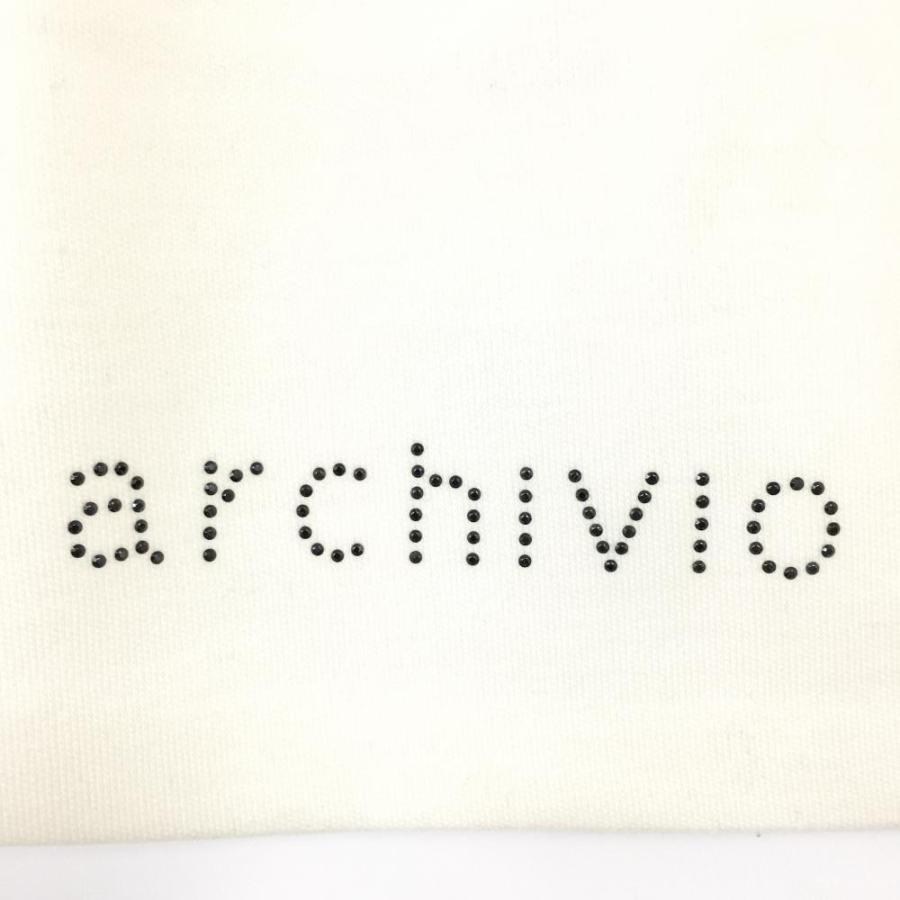 20%OFF価格／(超美品)archivio アルチビオ ニットスカート 白×黒