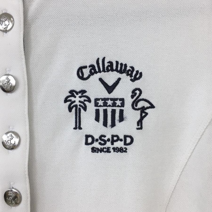 50%OFF価格／Callaway キャロウェイ ワンピース 白×ネイビー スカート