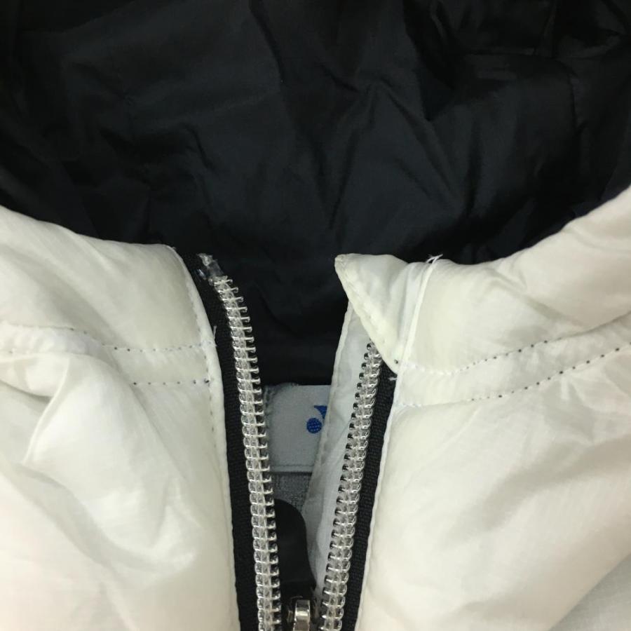 15%OFF価格／YONEX ヨネックス 中綿ベスト 白×黒 HEAT CAPSULE