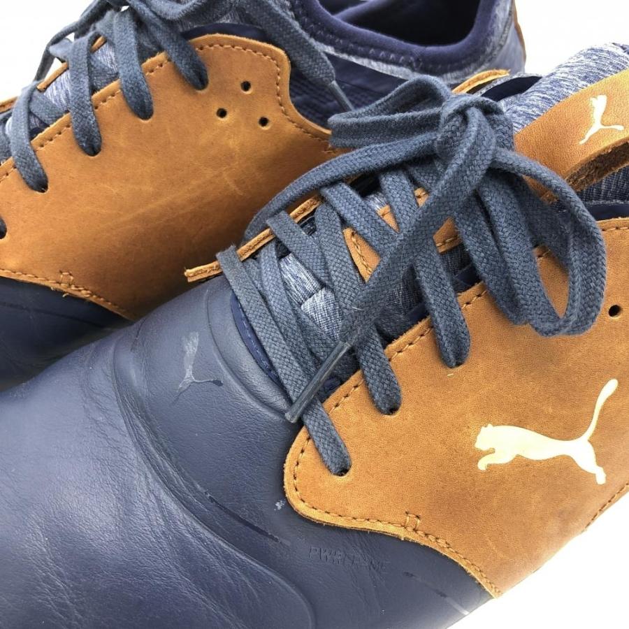 PUMA（プーマ） ゴルフシューズ ネイビー×ブラウン 193825 イグナイト