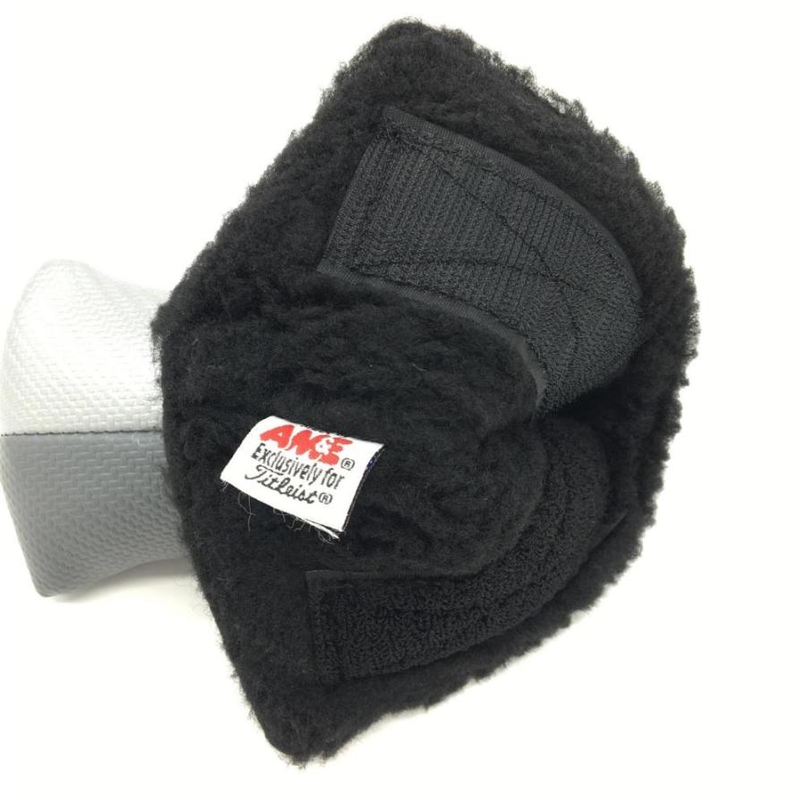 超美品】TITLEIST タイトリスト パターカバー グレー×黒 超美品】TITLEIST タイトリスト パターカバー グレー×黒