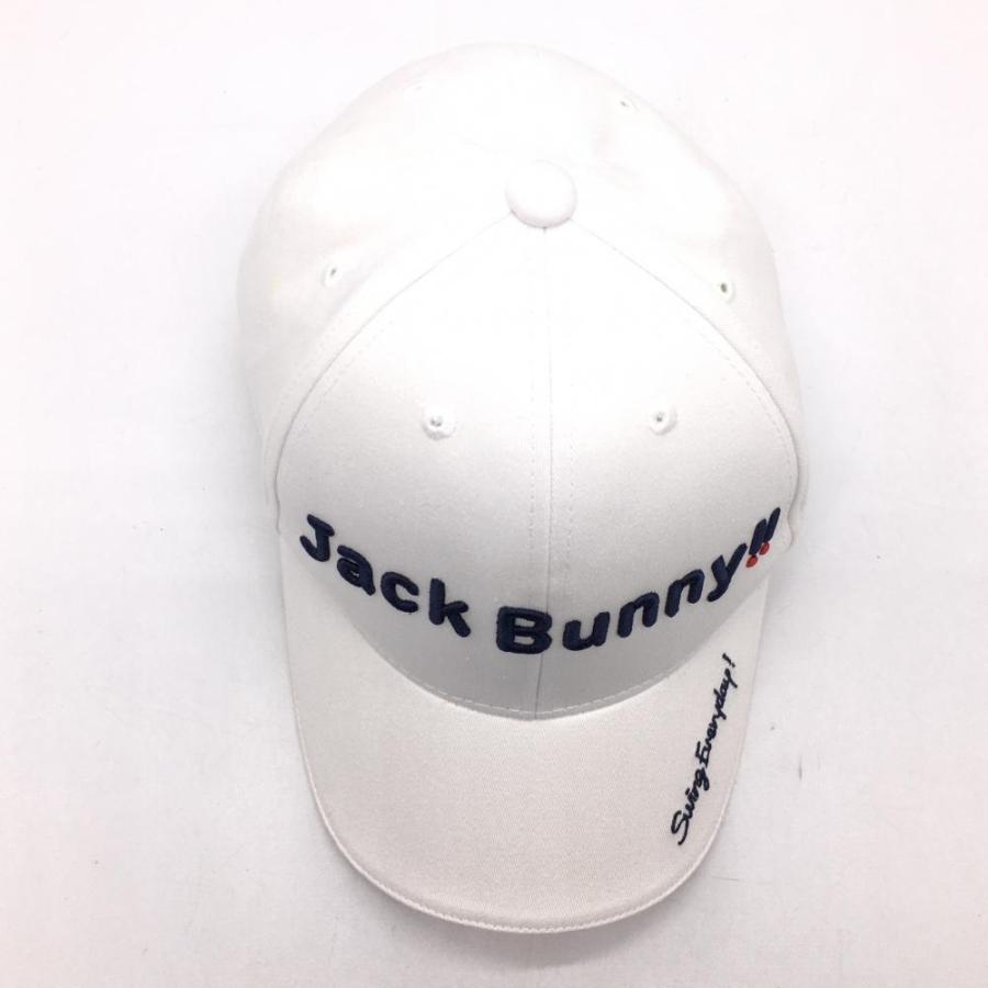 Jack Bunny ジャックバニー キャップ 白×ネイビー コットン100％ FR