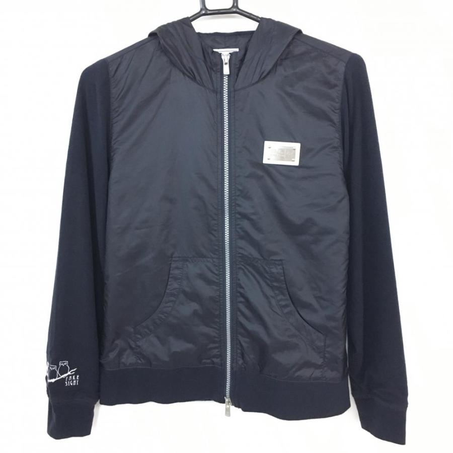 10%OFF価格／(美品)ZOY ゾーイ フード付き中綿ジャケット ネイビー
