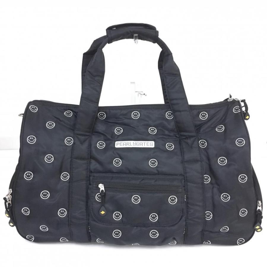 【未使用】パーリーゲイツ　ニコちゃん　総柄　ボストンバック　希少　ゴルフ　PG 20%OFF価格／(美品)PEARLY GATES パーリーゲイツ 2WAYボストンバッグ