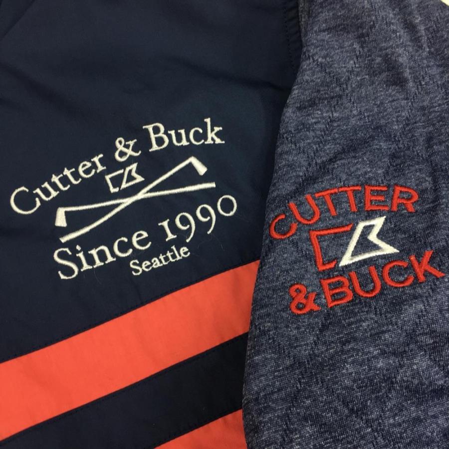CUTTER&BUCK（カッターアンドバック） 長袖切替ブルゾン ネイビー