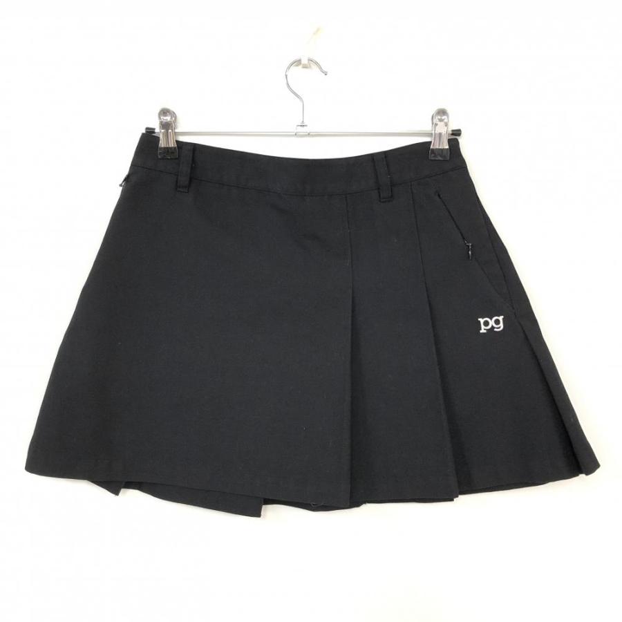 10%OFF価格／PEARLY GATES パーリーゲイツ スカート 黒 ボックス