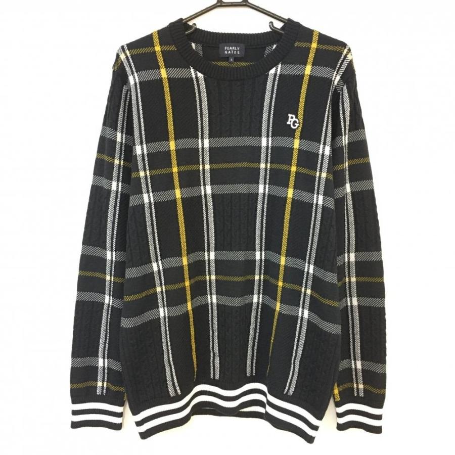 25%OFF価格／(美品)PEARLY GATES パーリーゲイツ 長袖ニットセーター