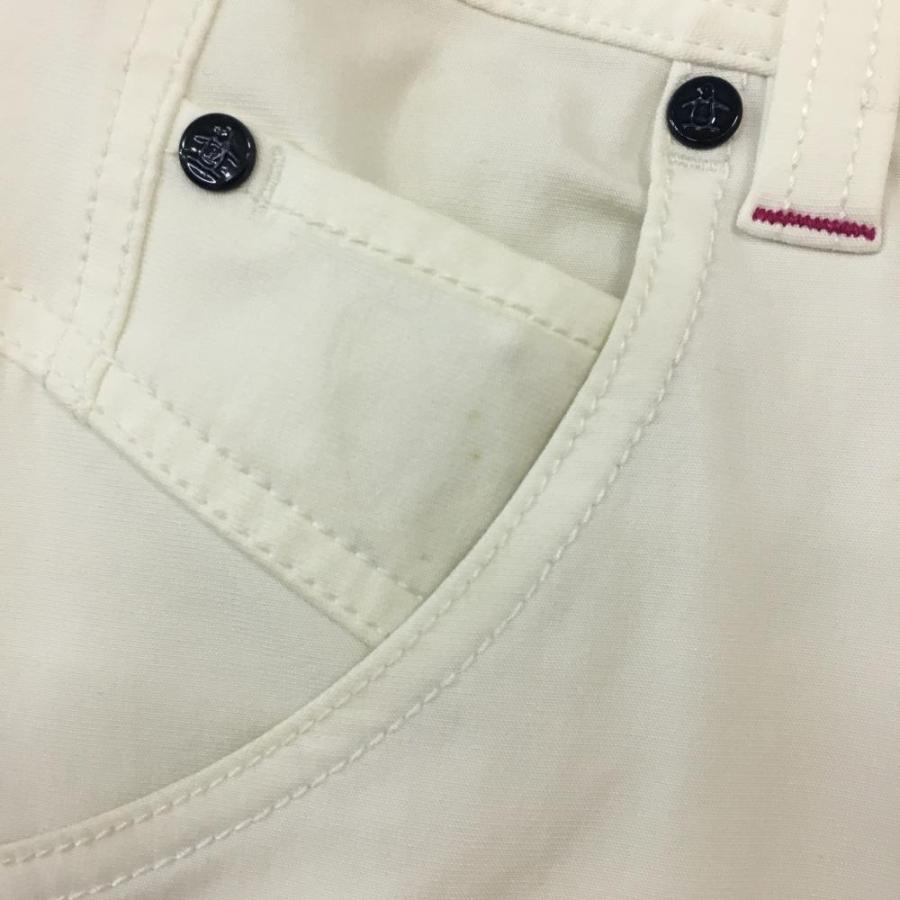Munsingwear（マンシングウェア） パンツ 白 バックロゴ刺しゅう