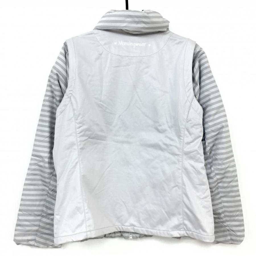 マンシングウェア　美品 中綿ジャケット 2way グレー XL メンズ 10%OFF価格／Munsingwear マンシングウェア 2WAY中綿ジャケット グレー