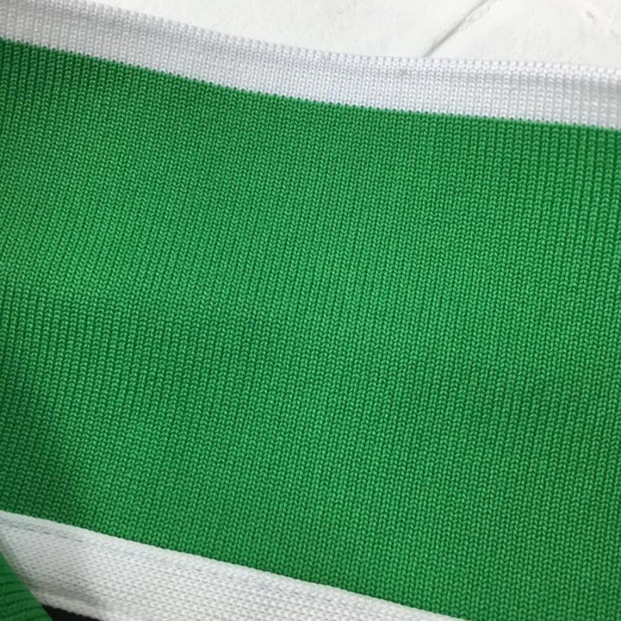 カッパ 半袖ポロシャツ グリーン×白×レッド トリコロール