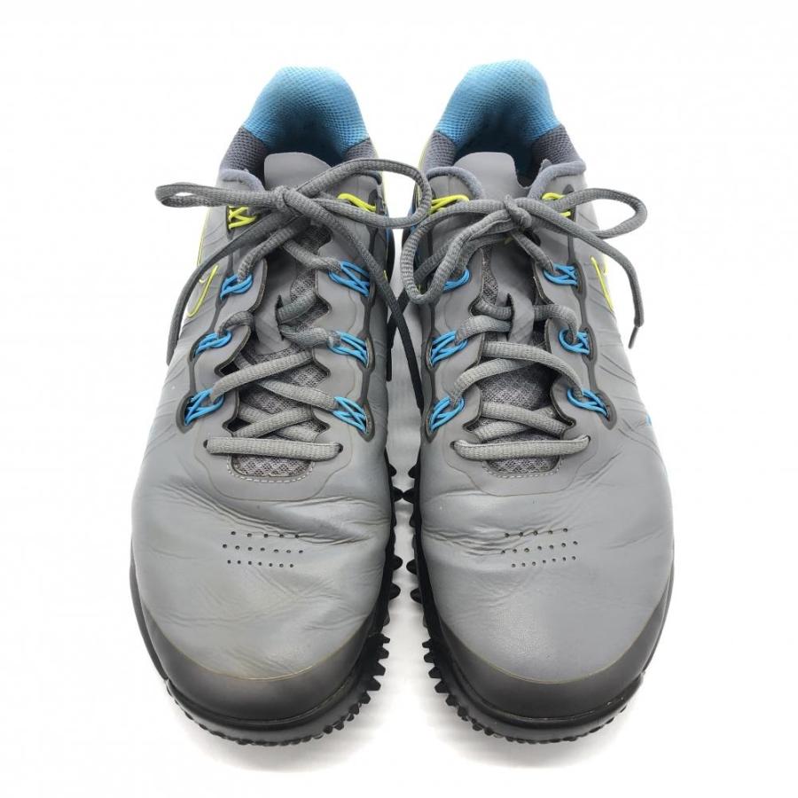 NIKE（ナイキ） ナイキゴルフ ゴルフシューズ グレー×ブルー 605390