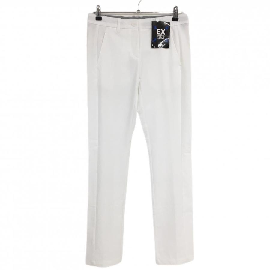 adidas レディース ゴルフパンツ ホワイト adidas パンツ EX-Stretch active ツータックアンクルパンツ