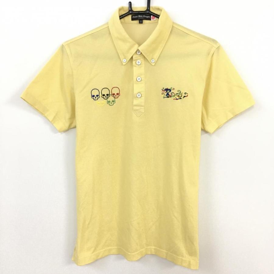 現品 ダンスウィズドラゴン 半袖ポロシャツ スカル 2 M agapeeurope.org