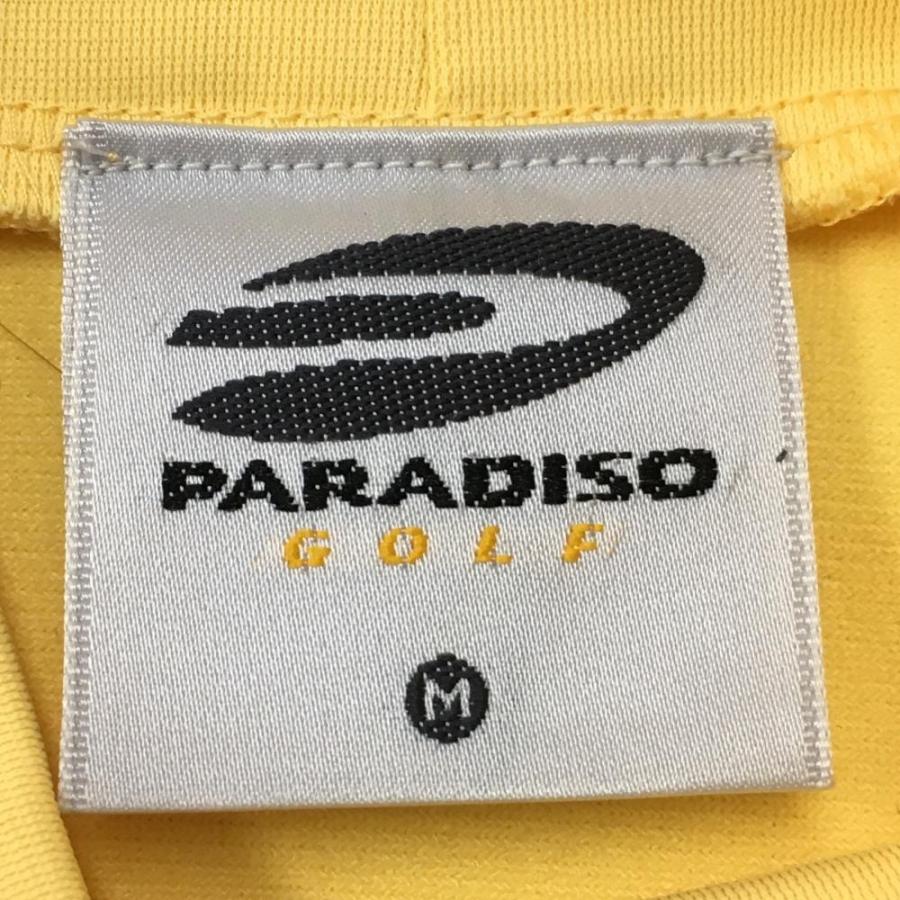 PARADISO パラディーゾ 長袖ハイネックシャツ イエロー×グリーン