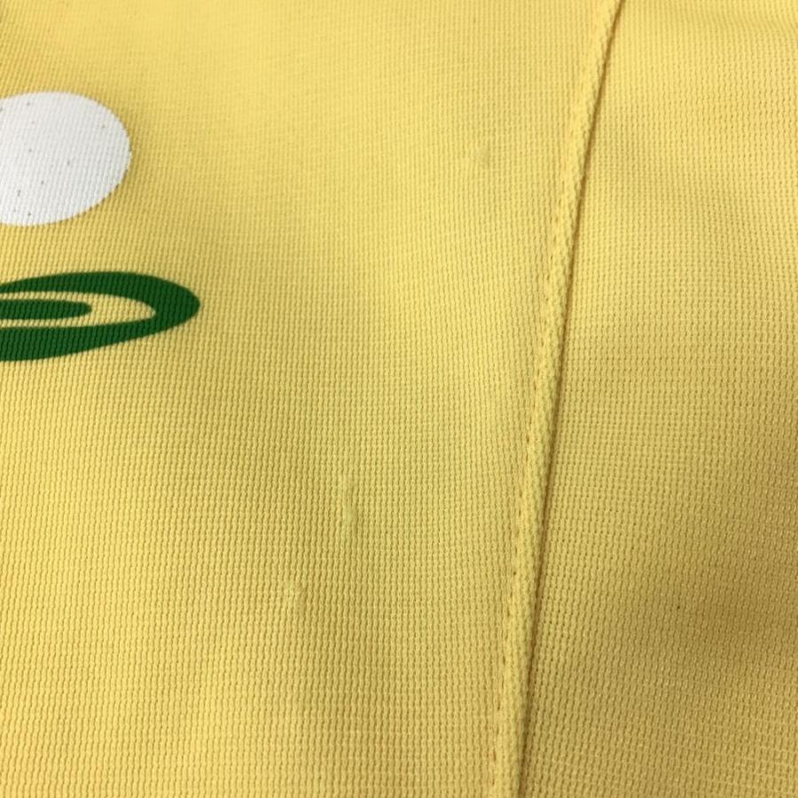 PARADISO パラディーゾ 長袖ハイネックシャツ イエロー×グリーン