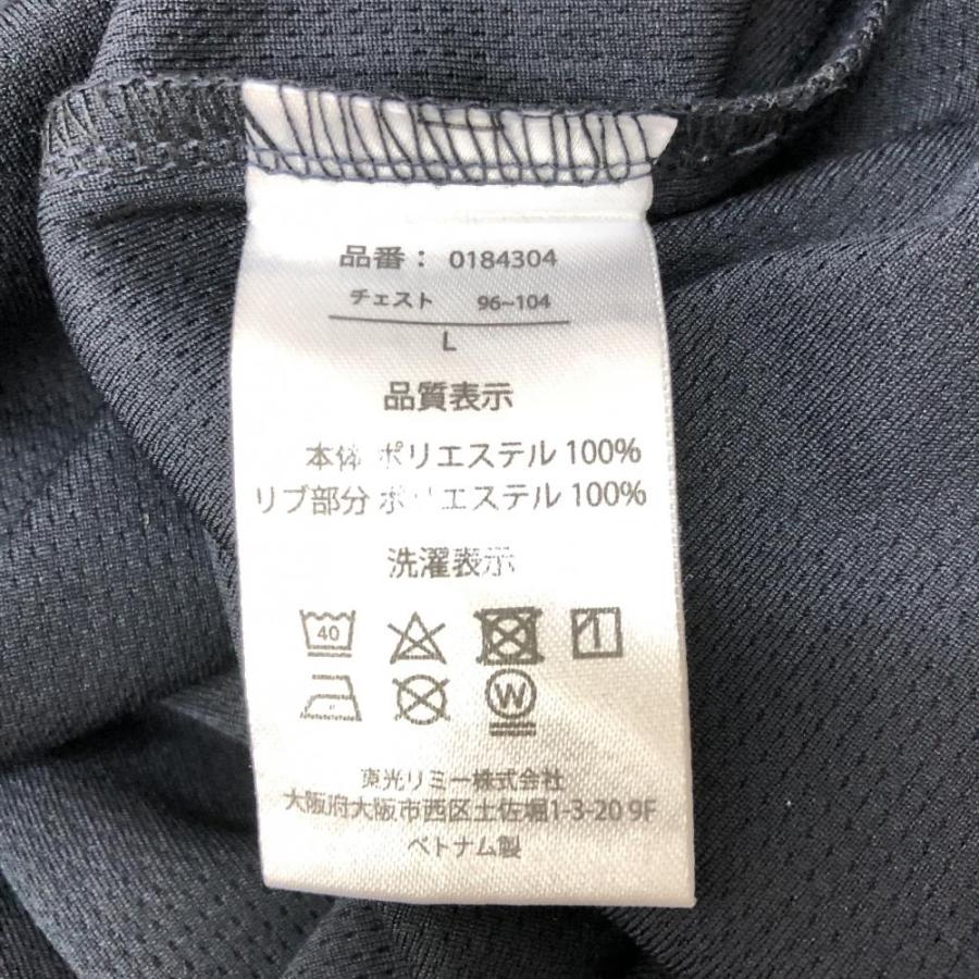 TOURSTAGE ツアーステージ 半袖ポロシャツ 黒×白 襟裏ロゴ ストレッチ