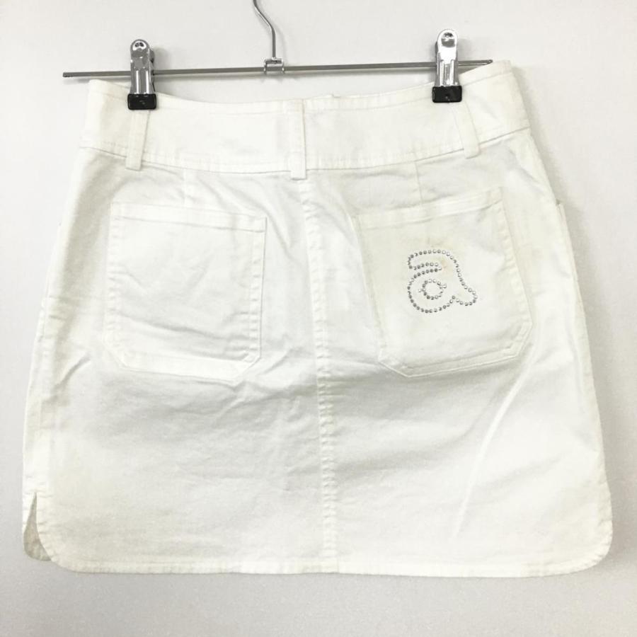 archivio（アルチビオ） スカート 白 バックロゴ サイドスリット