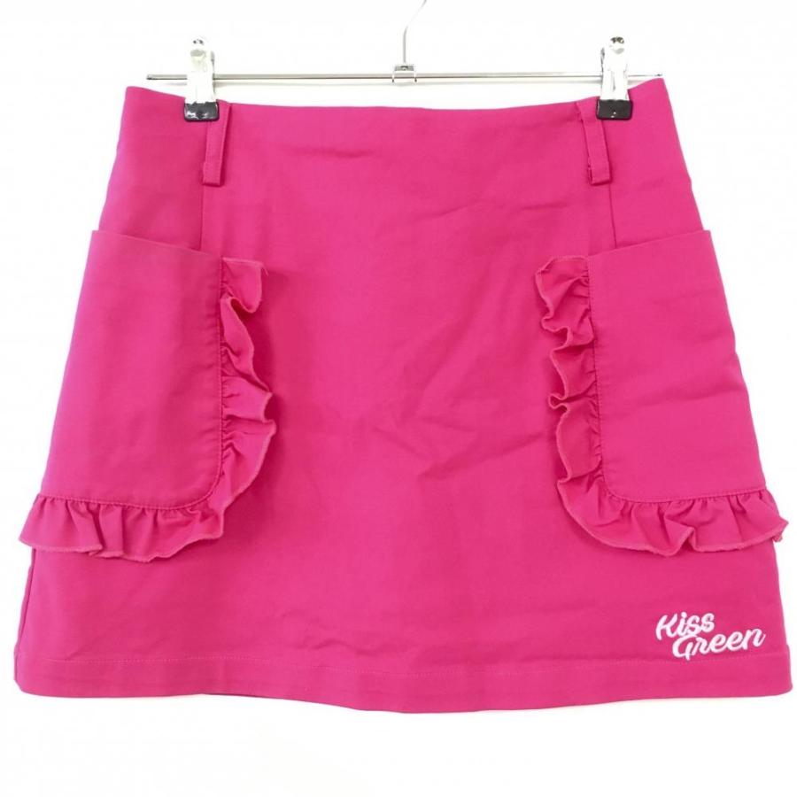 ゴルフウェア】ピンク フリル付きスカート