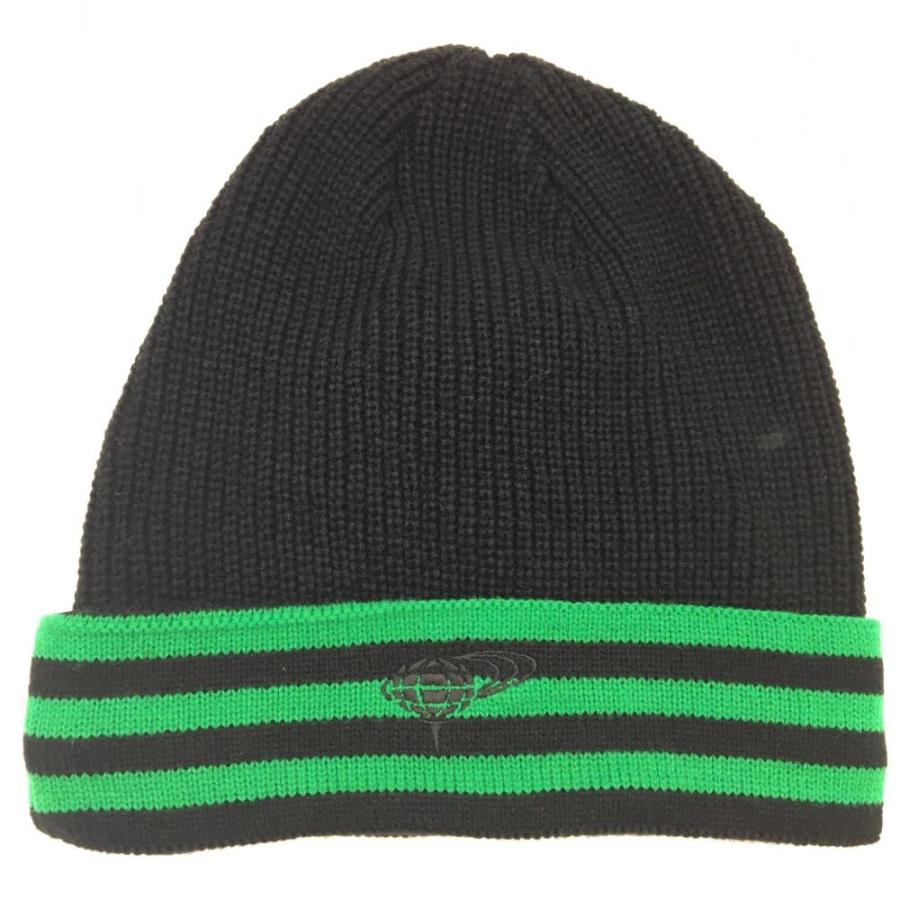 20%OFF価格／(超美品)BEAMS GOLF ビームス×ニューエラ ニット帽 黒 