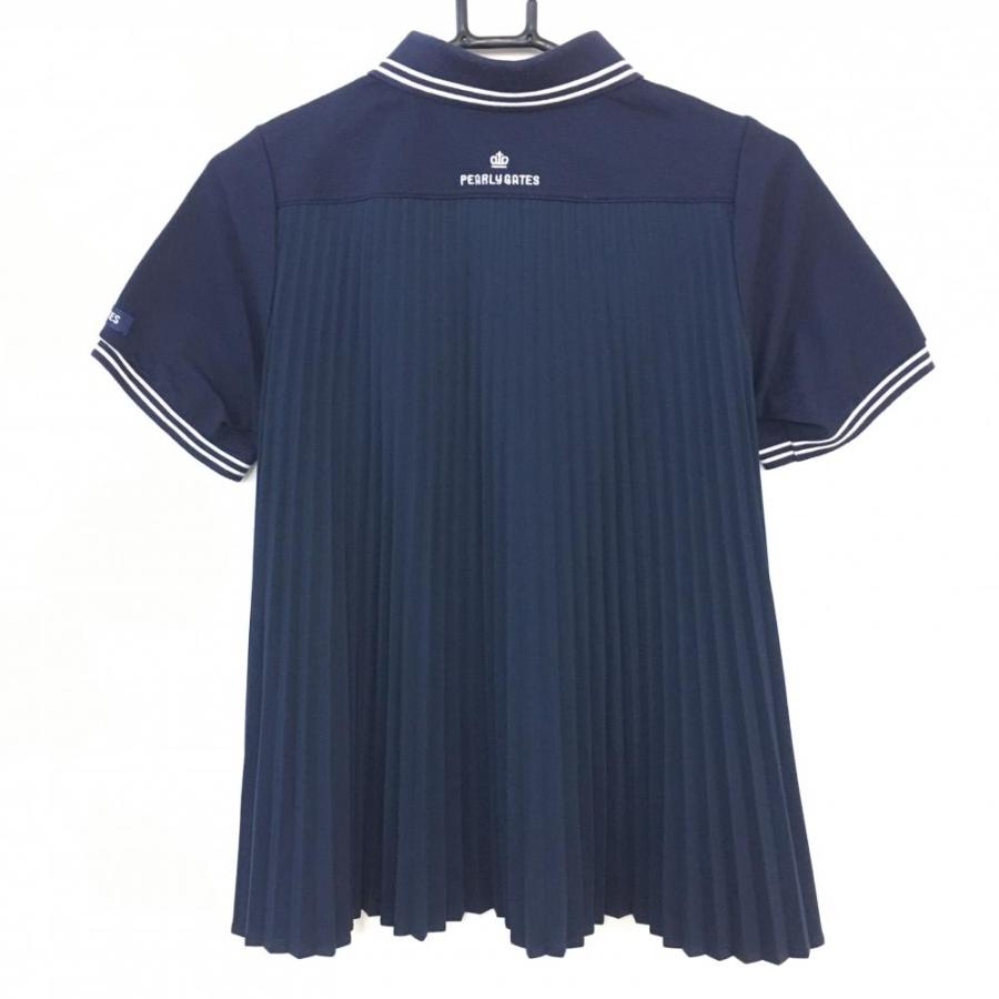 パーリーゲイツ後ろプリーツポロシャツ