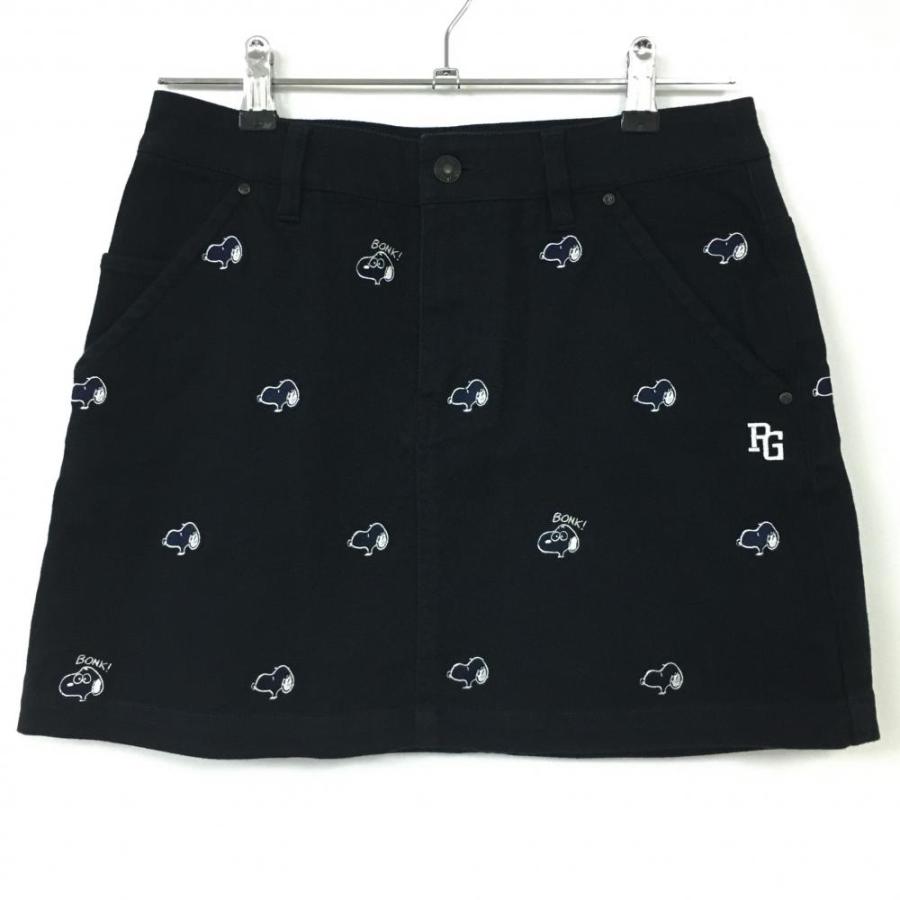 パーリーゲイツ PEARLYGATES スカート ネイビー 総柄 サイズ0