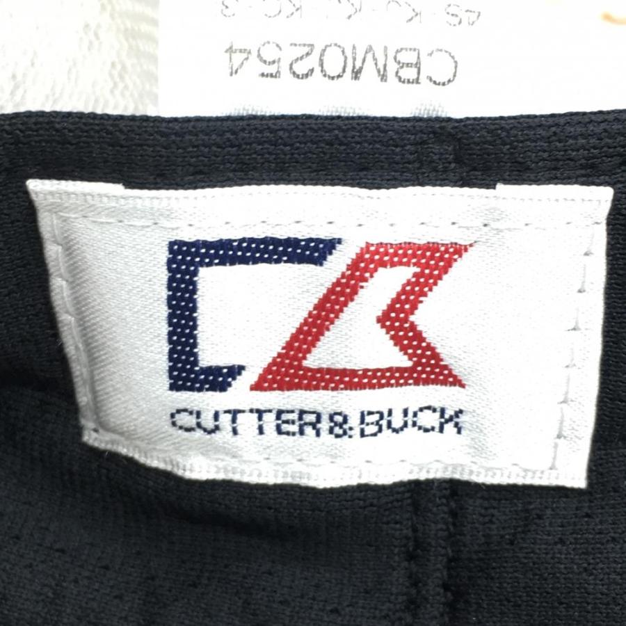 カッターアンドバック　ゴルフウェア 美品】CUTTER＆BUCK カッターアンドバック キャップ 白×オレンジ ロゴ