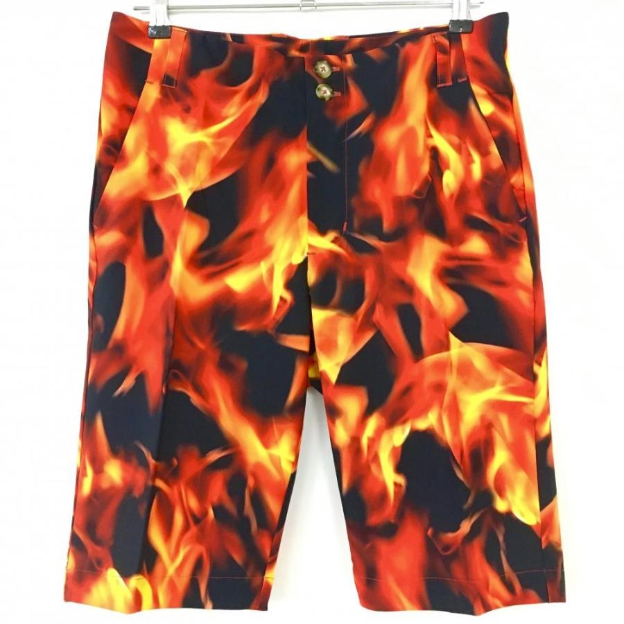 40%OFF価格／(超美品)LOUDMOUTH ラウドマウス ハーフパンツ レッド×黒