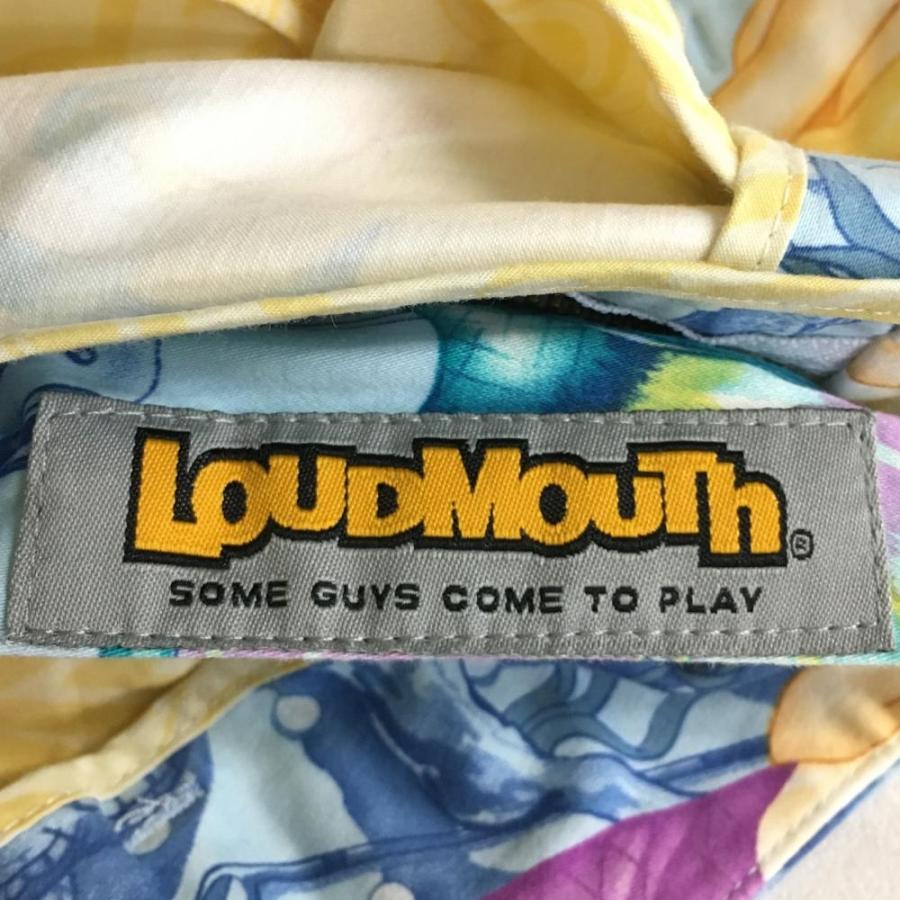 美品)LOUDMOUTH ラウドマウス ハーフパンツ ライトブルー×イエロー