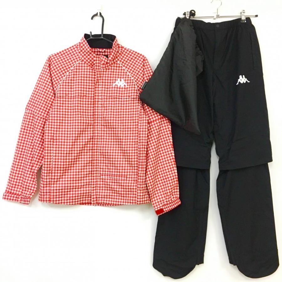 20%OFF価格／【美品】Kappa カッパ レインウェア 上下セット 2WAY