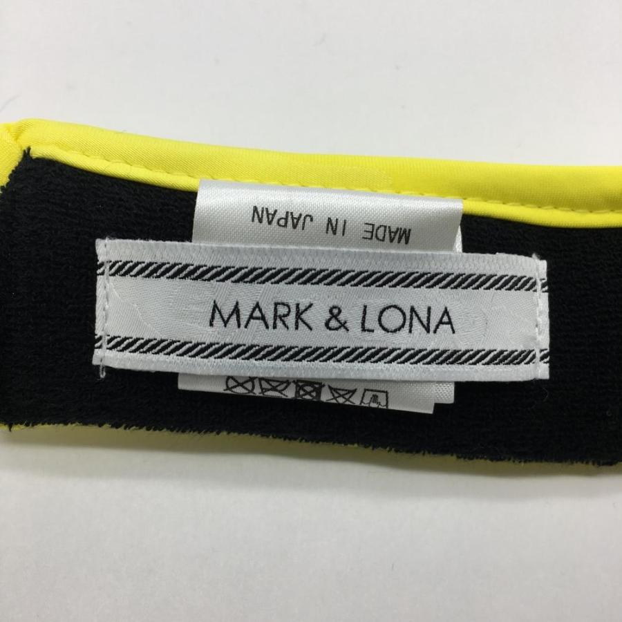 MARK&LONA（マークアンドロナ） サンバイザー イエロー×ライトグレー