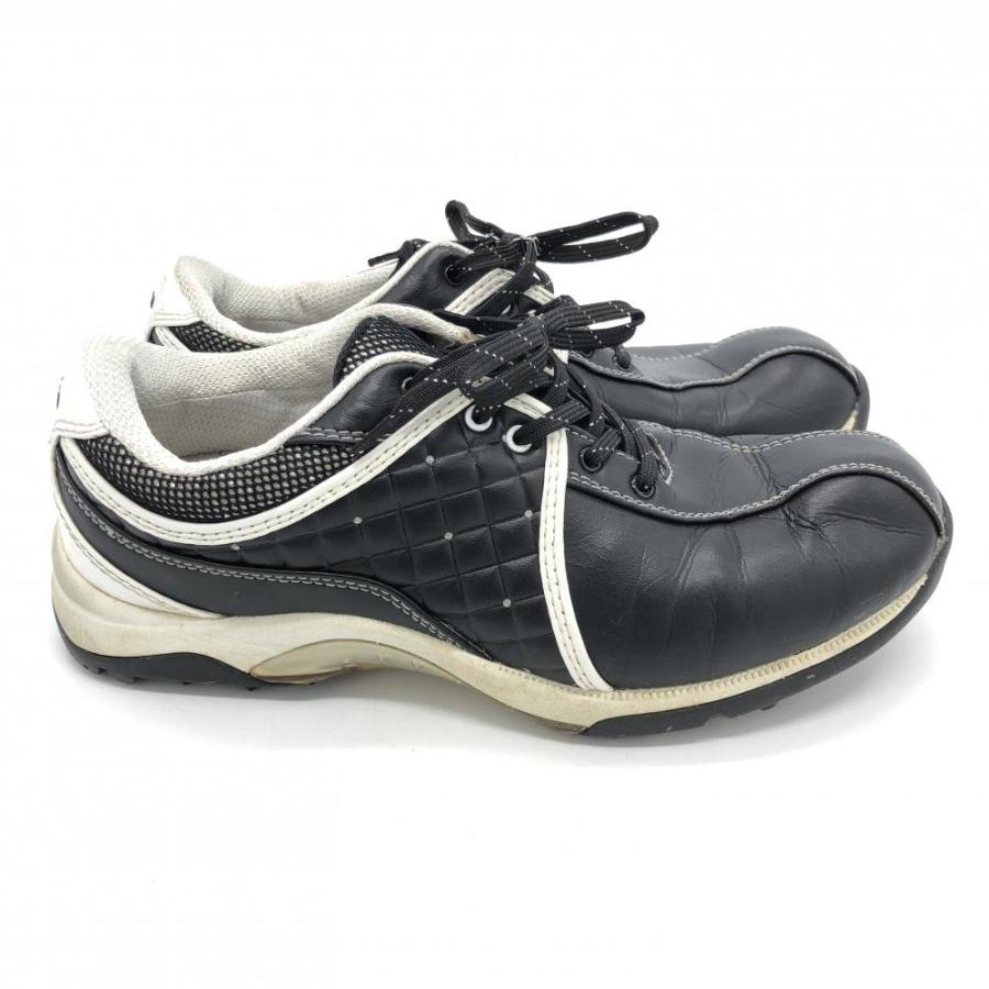 XXIO ゼクシオ ゴルフシューズ 黒×白 S-X003W スパイクレス レディース