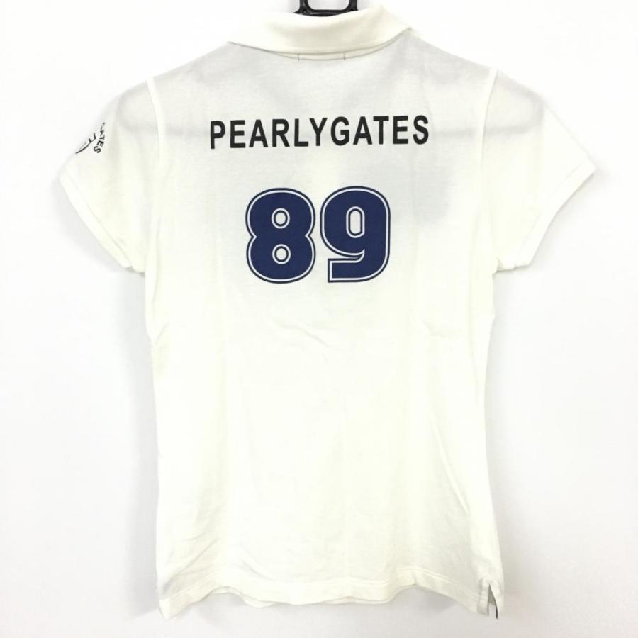 新品.•♬パーリーゲイツ レディース ウエアバックプリント ポロシャツ サイズ１ 新品.•♬パーリーゲイツ レディース ウエアバックプリント ポロシャツ