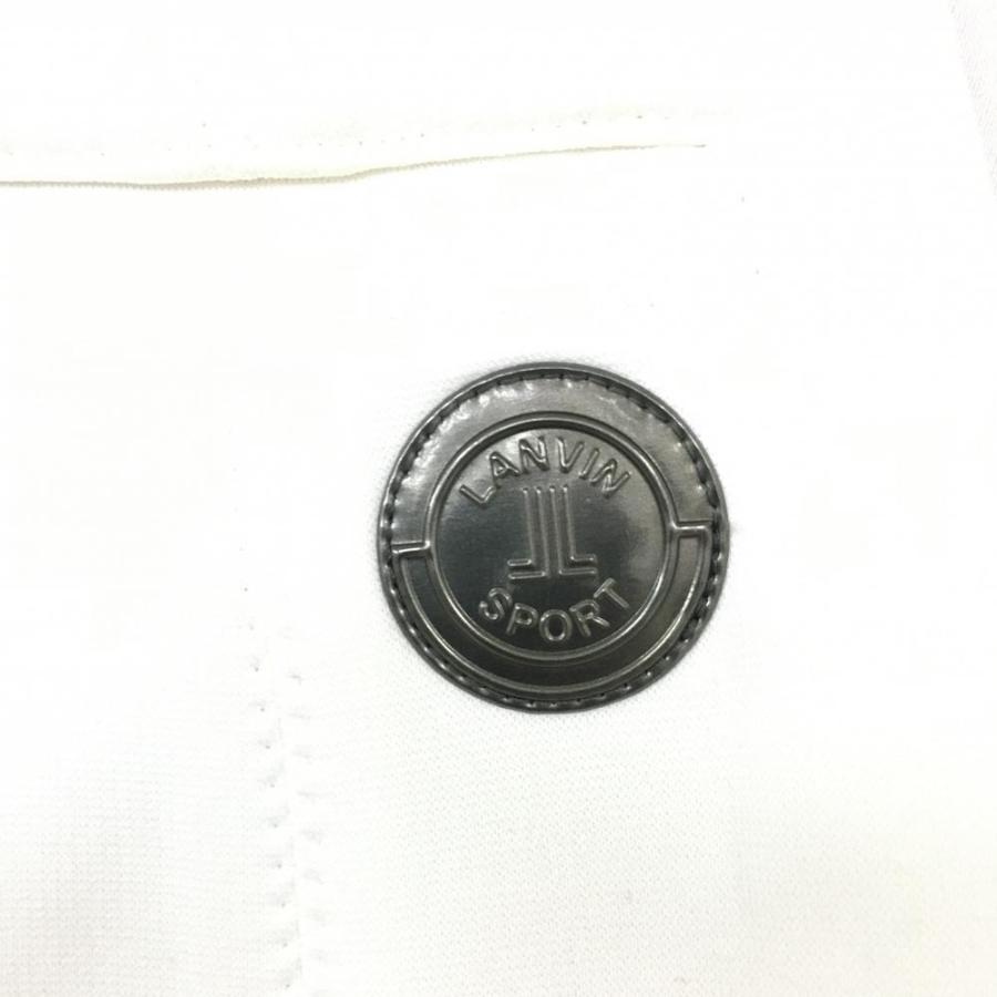 LANVIN SPORT ランバンスポール スカート 白×黒 サイドライン ウエスト