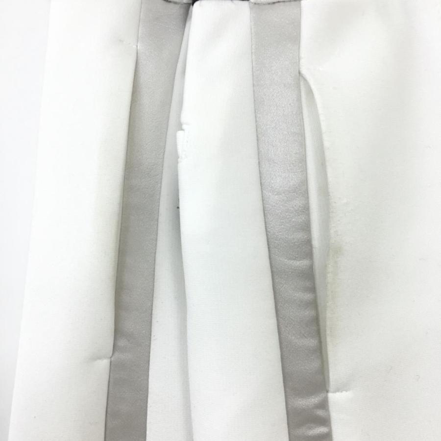 美品！　LANVIN SPORT GOLF サイドラインスカート　36 LANVIN SPORT ランバンスポール スカート 白×黒 サイドライン ウエスト