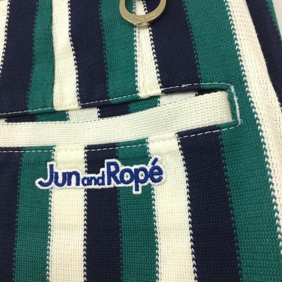 JUN&ROPE'（ジュンアンドロペ） スカート ネイビー×グリーン