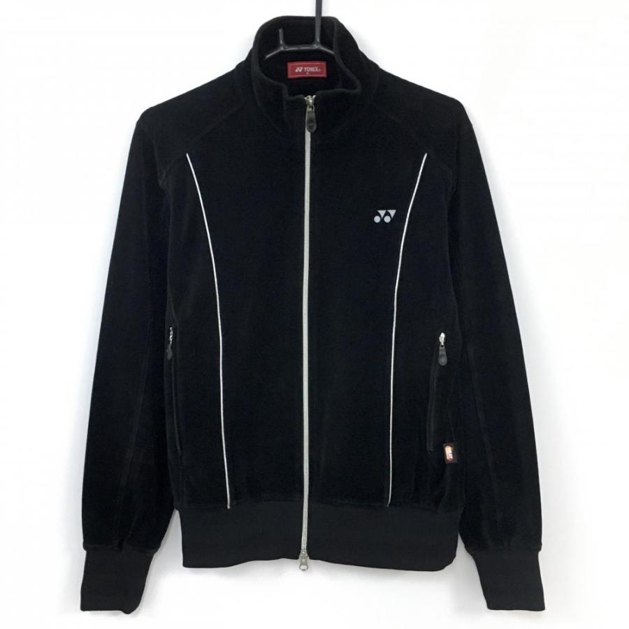 YONEX（ヨネックス） ブルゾン 黒 ベロア調 ダブルジップ メンズ M