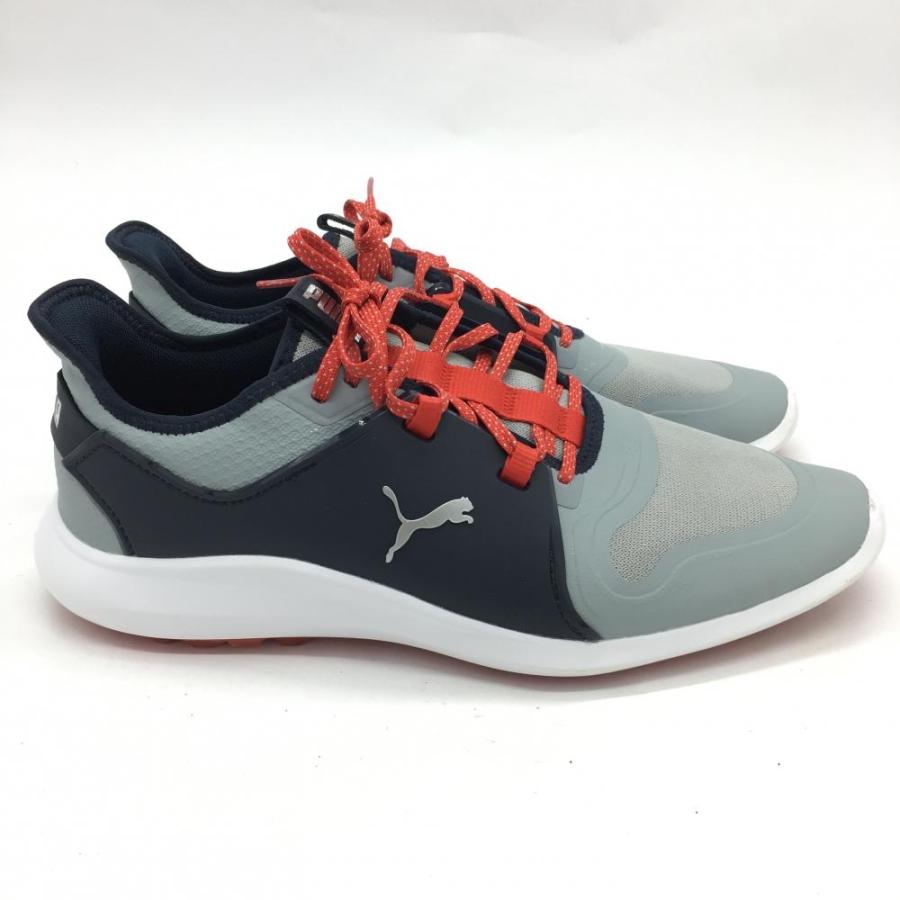 10%OFF価格／(美品)PUMA プーマ スパイクレスゴルフシューズ グレー