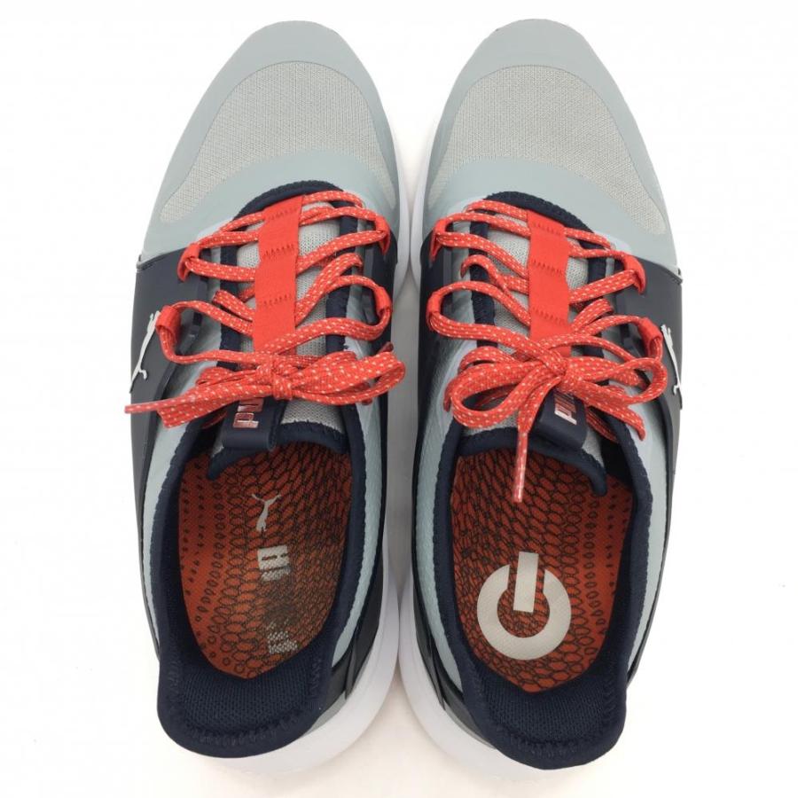 10%OFF価格／(美品)PUMA プーマ スパイクレスゴルフシューズ グレー