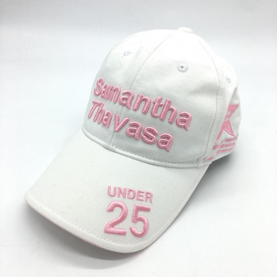 Samantha Thavasa（サマンサタバサ） キャップ 白×ピンク 星柄刺しゅう