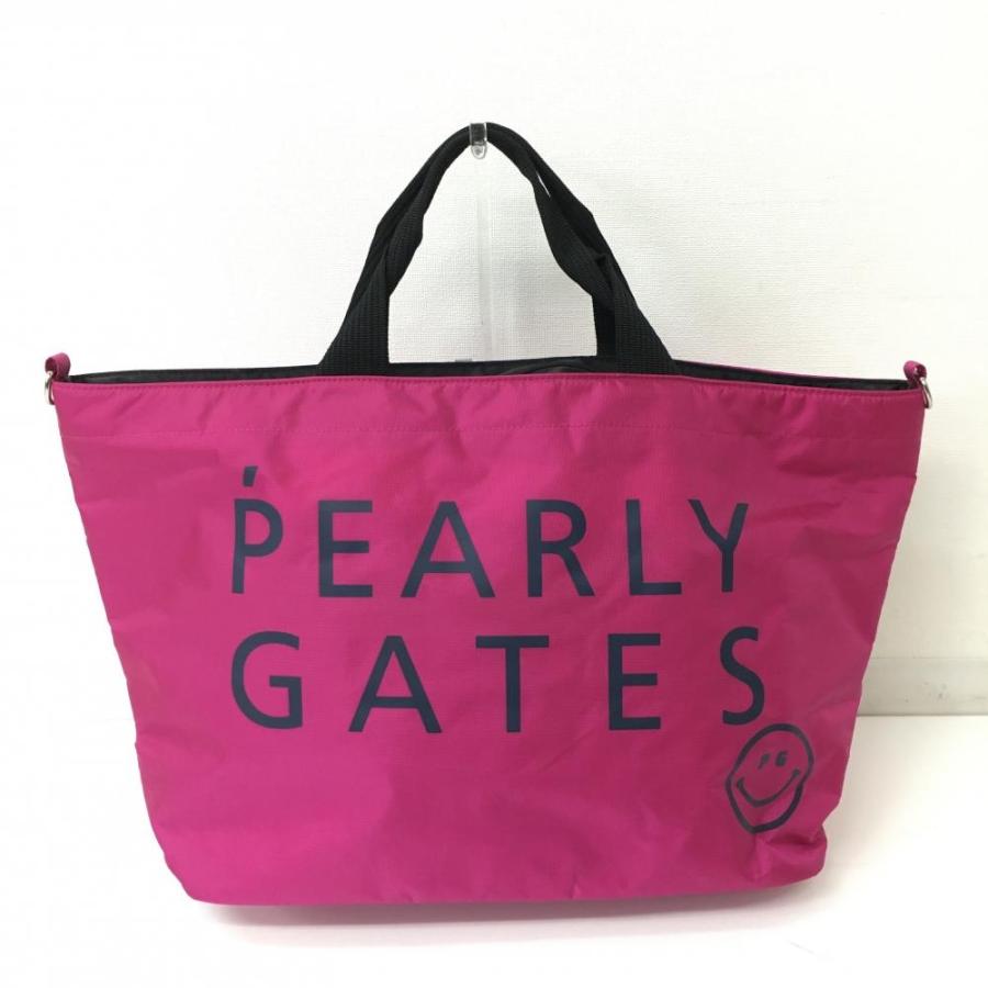 30%OFF価格／(美品)PEARLY GATES パーリーゲイツ ビッグトートバッグ 
