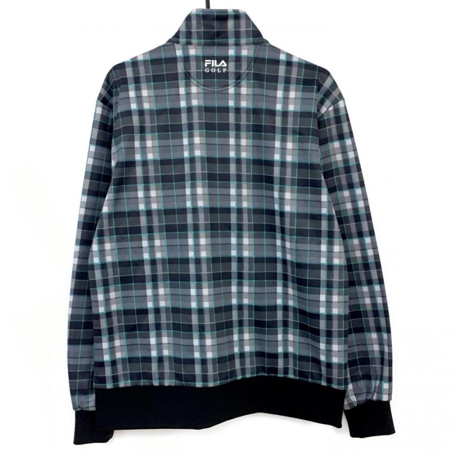 ■ 美品 FILA フィラゴルフ 裏起毛 ジップ チェック ブルゾン 4L 10%OFF価格／(超美品)FILA GOLF フィラゴルフ ジャケットブルゾン