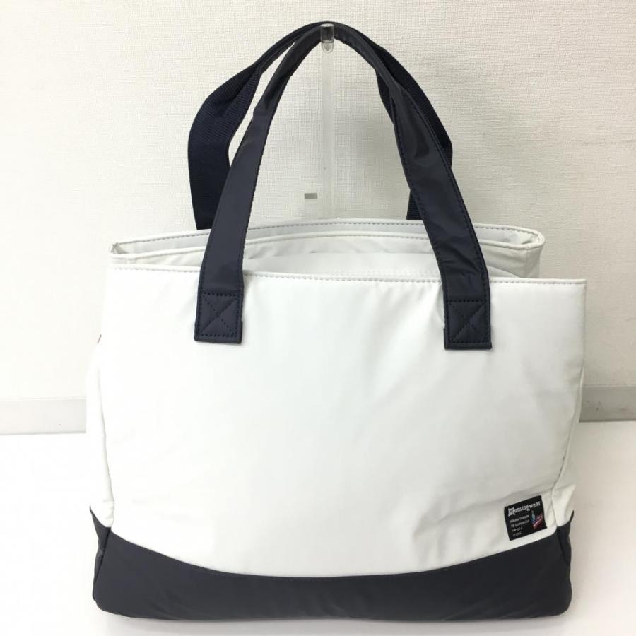 超美品】2021年＊Munsingwear マンシングウェア ボストンバッグ 白