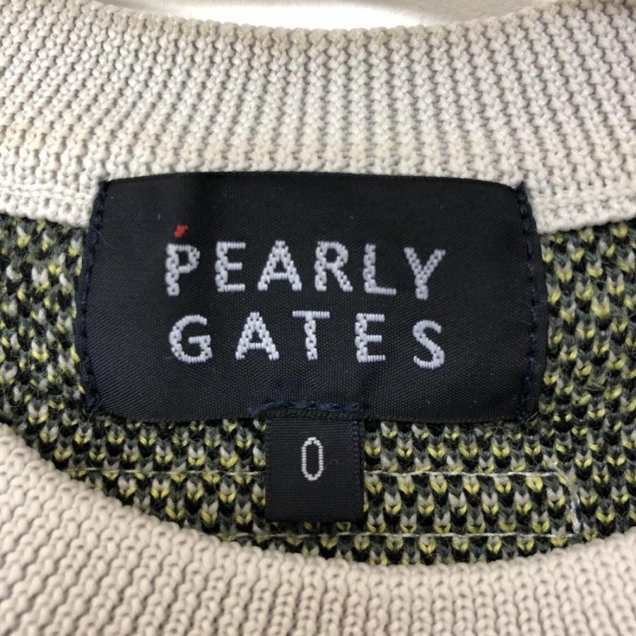 10%OFF価格／(美品)PEARLY GATES パーリーゲイツ 異素材ニットセーター