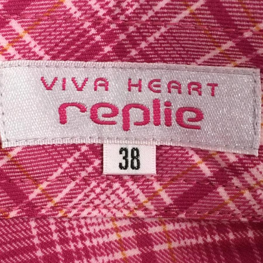 VIVA HEART（ビバハート） レプリエ パンツ ピンク×白 チェック柄