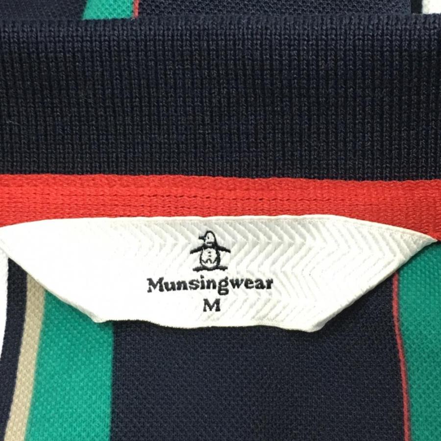 Munsingwear（マンシングウェア） 半袖ポロワンピース ネイビー