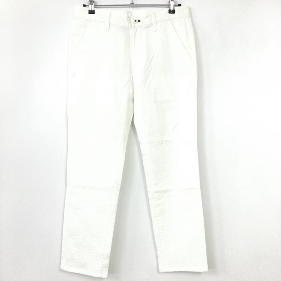 30%OFF価格／(超美品)Jack Bunny ジャックバニー パンツ 白 凹凸生地