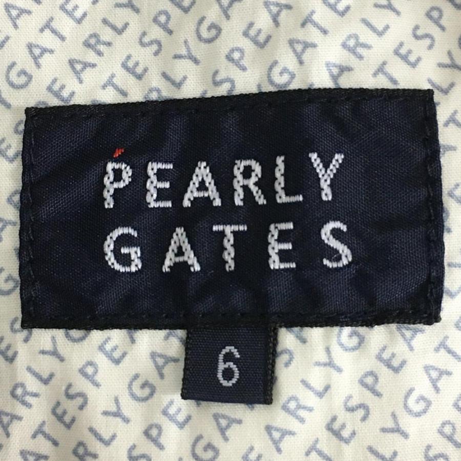 PEARLY GATES パーリーゲイツ ハーフパンツ グレー×白 ロゴ